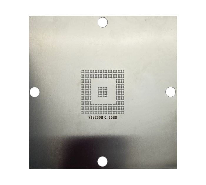 Трафарет BGA прямого нагрева VT8235M (0.60 mm) 90 x 90 mm