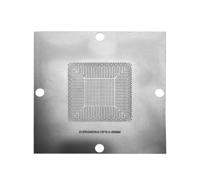 Трафарет BGA прямого нагрева 215RGMDKA13FG (0.60 mm) 90 x 90 mm