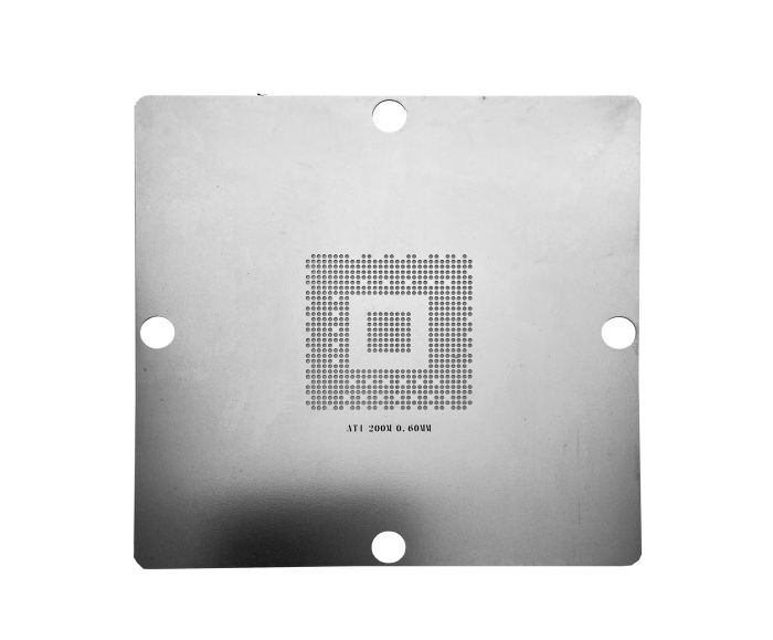 Трафарет BGA прямого нагрева ATI 200M (0.60 mm) 90 x 90 mm