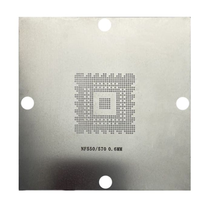 Трафарет BGA прямого нагрева NF550 / 570 (0.60 mm) 90 x 90 mm
