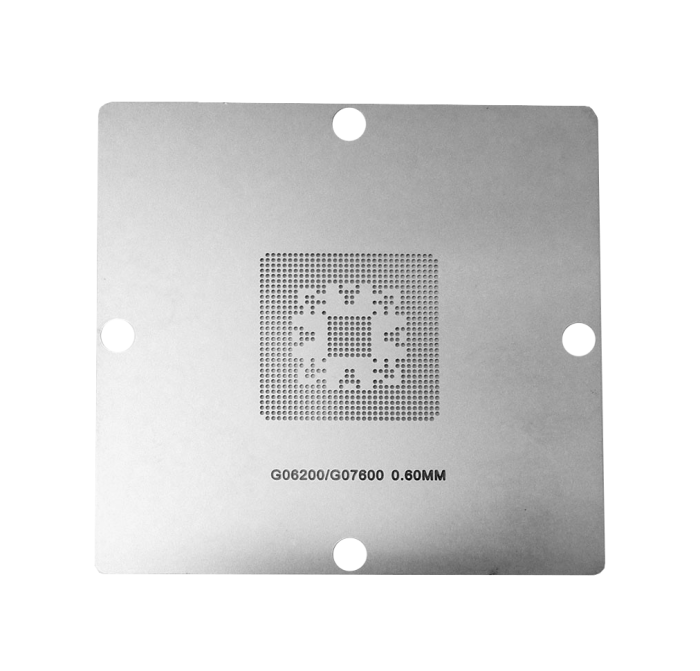 Трафарет BGA прямого нагрева G06200/G07600 (0.60 mm) 90 x 90 mm