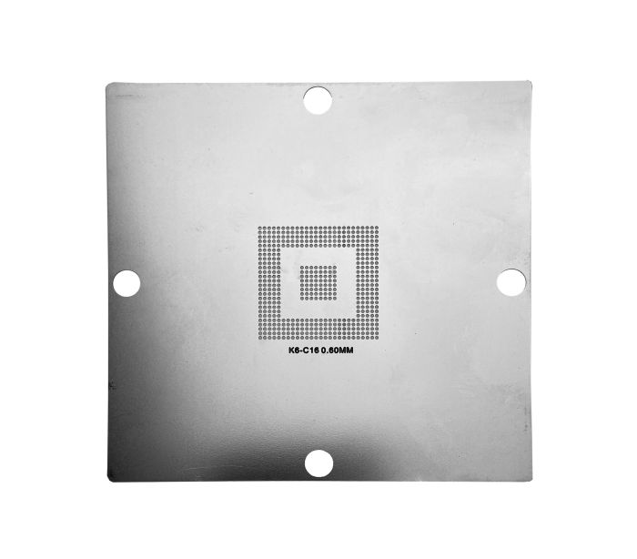 Трафарет BGA прямого нагрева K6-C16 (0.60 mm) 90 x 90 mm