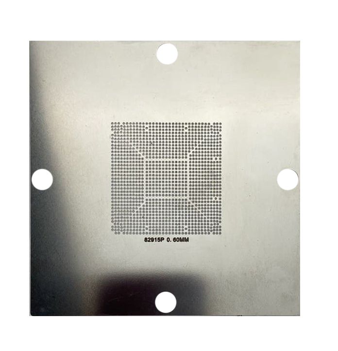 Трафарет BGA прямого нагрева 82915P (0.60 mm) 90 x 90 mm