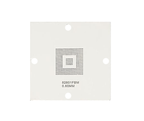 Трафарет BGA прямого нагрева 82801FBM (0.60 mm) 90 x 90 mm