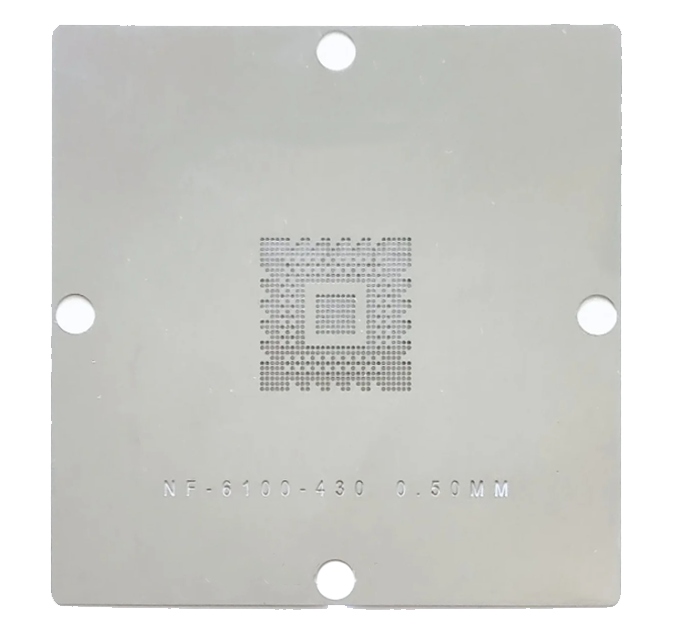 Трафарет BGA прямого нагрева NF-6100-430 (0.50 mm) 90 x 90 mm