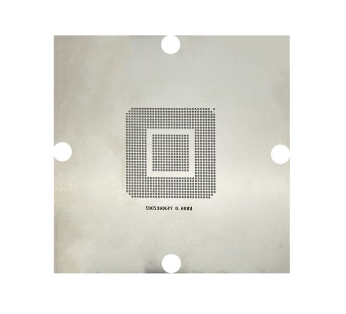 Трафарет BGA прямого нагрева Xbox360GPU (0.60 mm) 90 x 90 mm