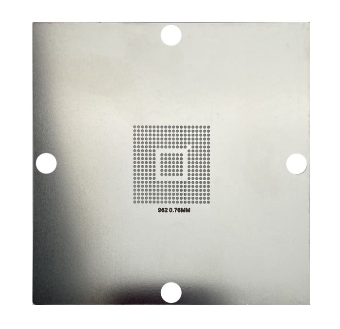 Трафарет BGA прямого нагрева 962 (0.76 mm) 90 x 90 mm