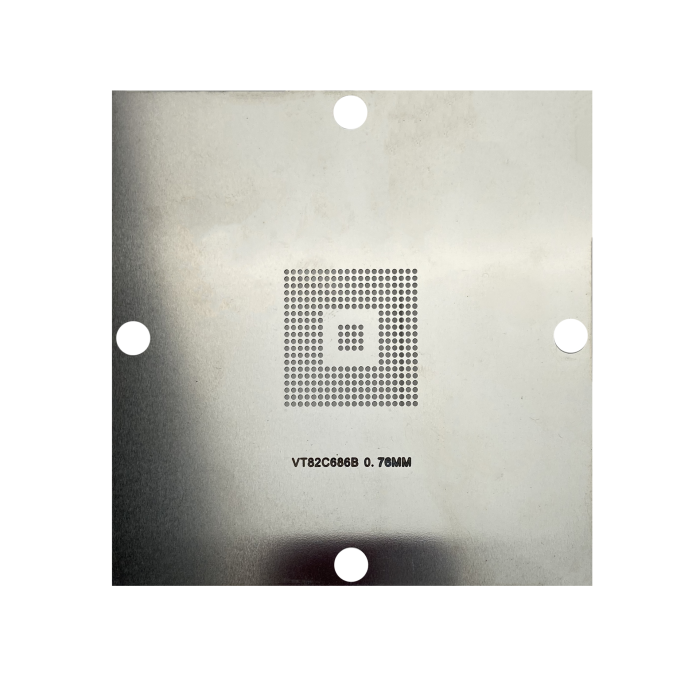 Трафарет BGA прямого нагрева VT82C686B (0.76 mm)  90 x 90 mm