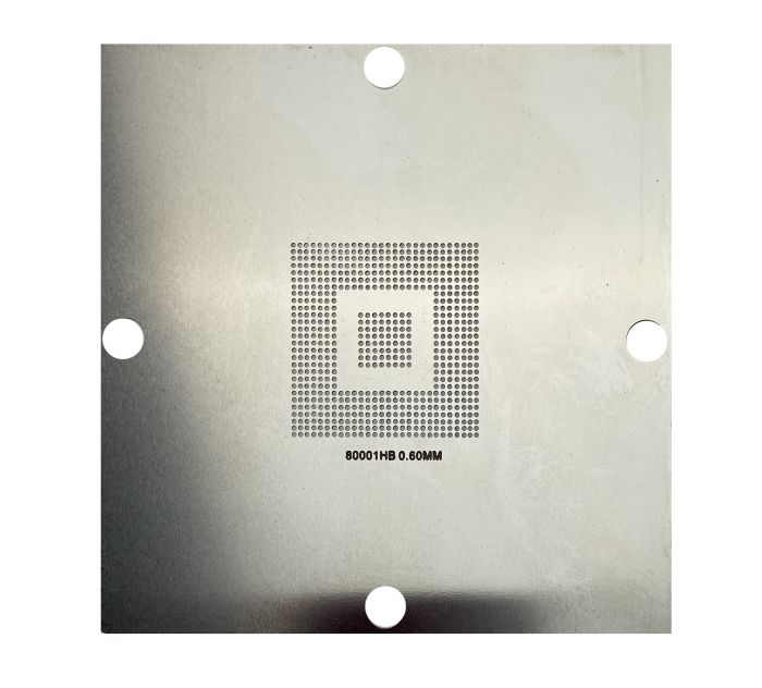 Трафарет BGA прямого нагрева 80001HB (0.60 mm) 90 x 90 mm