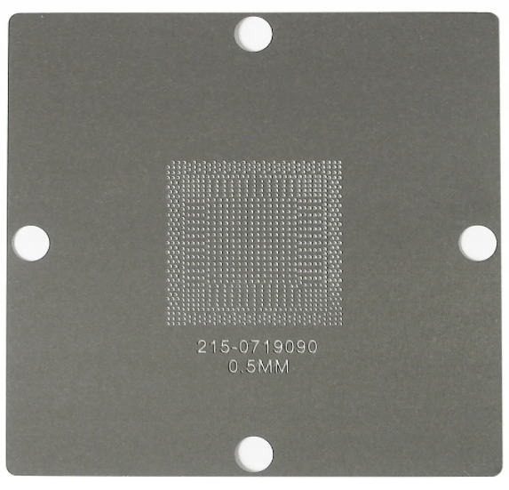 Трафарет BGA прямого нагрева ATI AMD 215-0719090 / 216-0729042 / HD4650M (0.50 мм) 90*90mm
