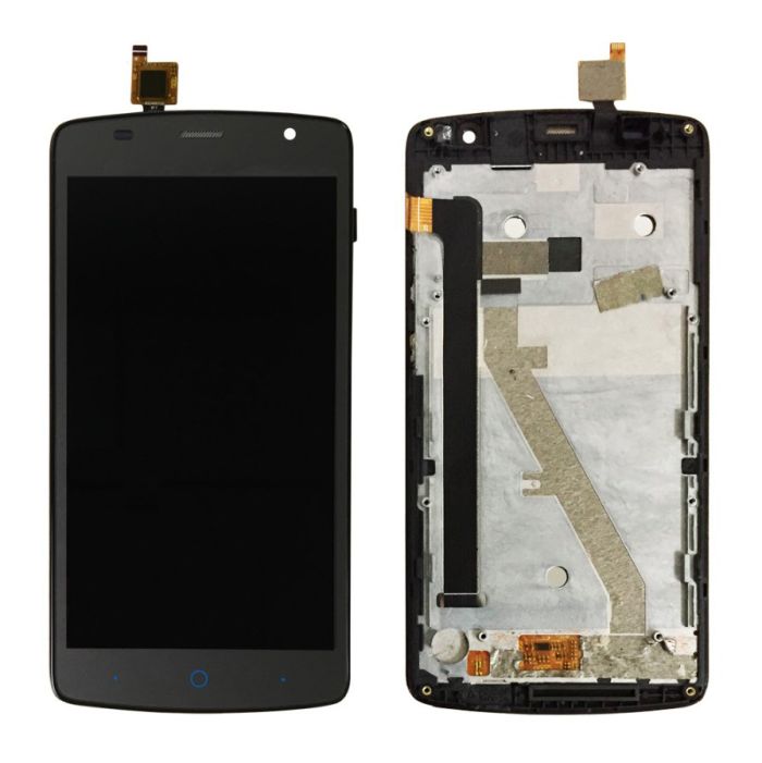 Дисплей + сенсор с рамкой ZTE Blade L5 Plus Grey - p/n: LCFW05012741 REV00