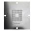 Трафарет BGA прямого нагріву 754 CPU (0.76 mm) 90 x 90 mm