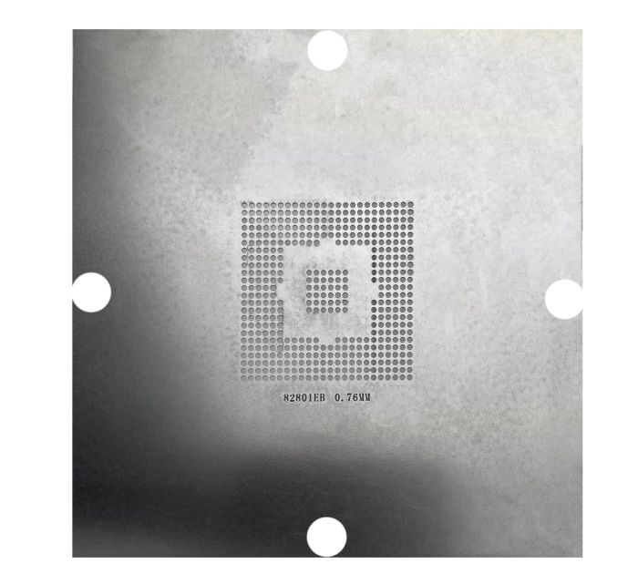 Трафарет BGA прямого нагрева 82801EB (0.76 mm) 90 x 90 mm