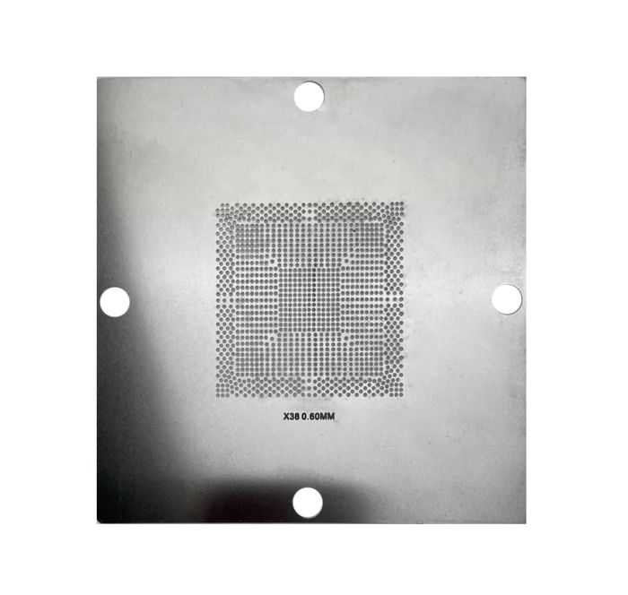 Трафарет BGA прямого нагрева X38 (0.60 mm) 90 x 90 mm