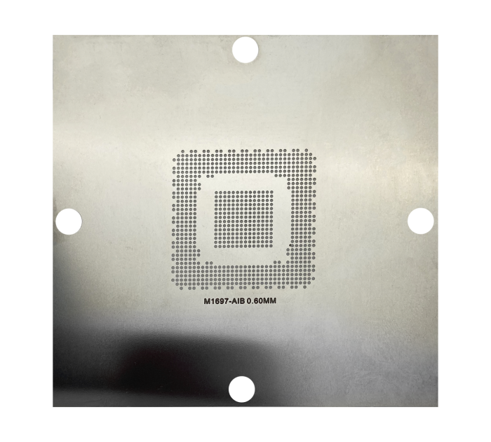 Трафарет BGA прямого нагрева M1697-AIB (0.60 mm) 90 x 90 mm