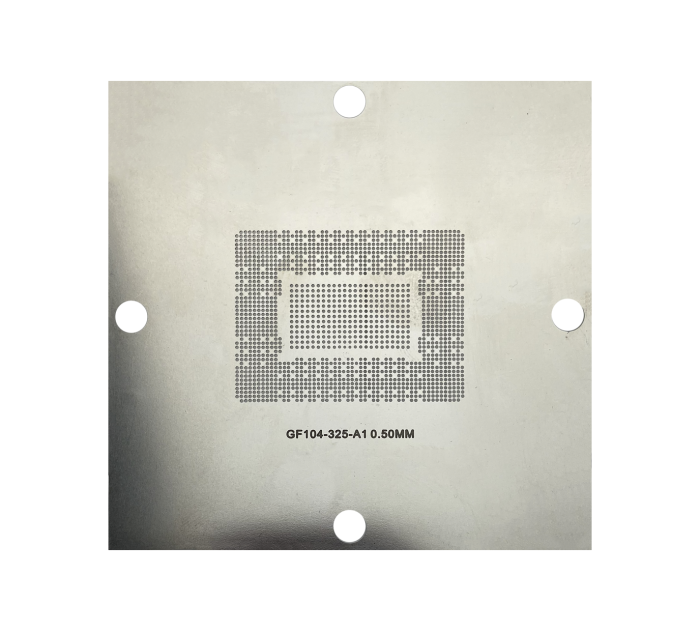 Трафарет BGA прямого нагрева GF104-325-A1 (0.50 mm) 90 x 90 mm