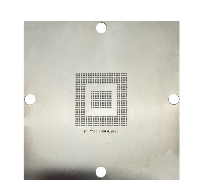 Трафарет BGA прямого нагріву ATI 7500 9000 (0.60 mm) 90 x 90 mm