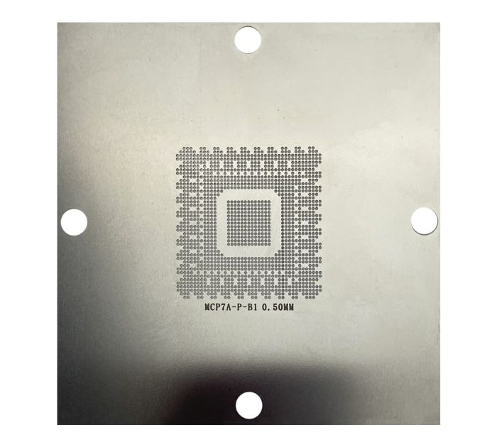 Трафарет BGA прямого нагрева MCP7A-P-B1 (0.50 mm) 90 x 90 mm