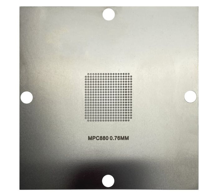 Трафарет BGA прямого нагрева MPC880 (0.76 mm) 90 x 90 mm