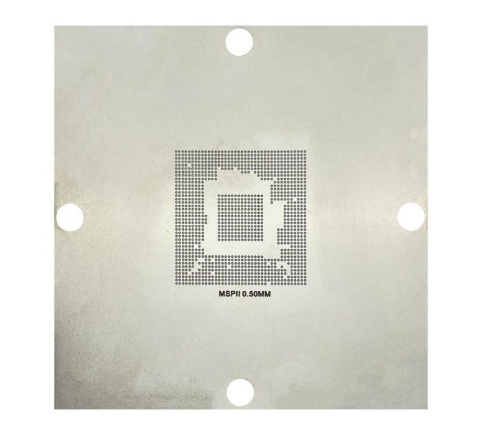 Трафарет BGA прямого нагрева MSPII (0.50 mm) 90 x 90 mm