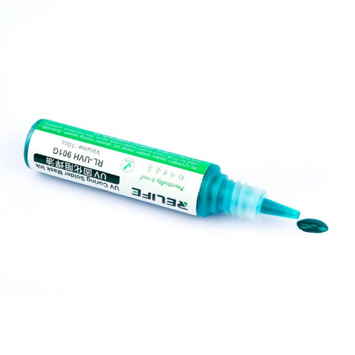 Маска для пайки Relife RL-UVH 901G ультрафиолетовая Green (10сс)