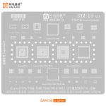 Трафарет BGA Amaoe для Samsung A105F / A202F / A305N / A40S / A505F / A515F / A530F / A600F / A750F (SAM:14 ) 0.12mm
