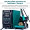 Ремонтний комплекс YIHUA 813 / 3 в 1 / паяльник 90W / фен 1000W / блок живлення 15V 5A / підставка під ноутбук