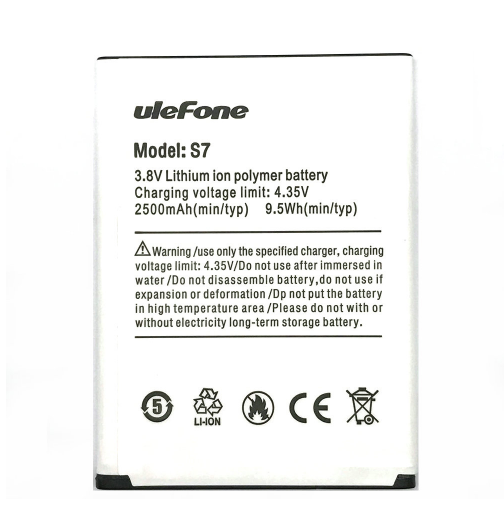 Акумулятор для Ulefone S7 (2500mAh) HC