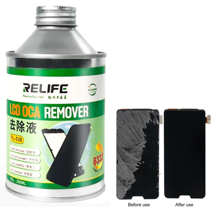 Жидкость для очистки OCA пленки Relife RL-538 (8333) 250 мл
