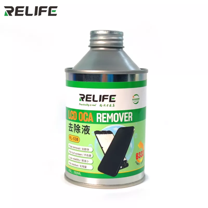 Жидкость для очистки OCA пленки Relife RL-538 (8333) 250 мл
