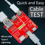 Тестер для перевірки кабелів синхронізації та зарядки Qianli USB / Micro usb / Type - С / Lightning