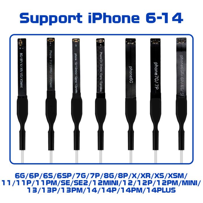 Кабели для блоков питания с разъемами для подключения плат IBOOT A для iPhone  6 - 14 Pro Max