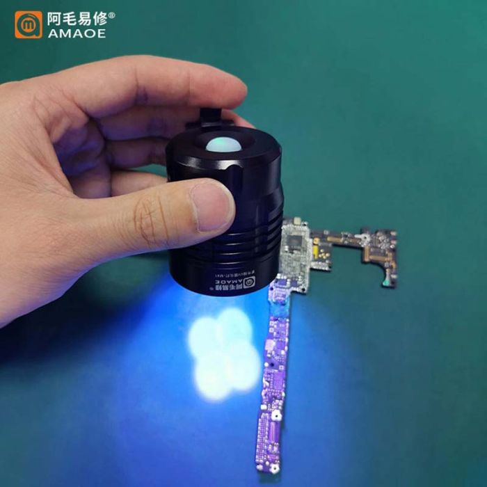Ультрафиолетовая лампа Amaoe M41 для сушки клея, лака / алюминиевая / USB 5V / 5W