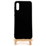 Силиконовый чехол TPU Soft case Samsung A02 (A022) Черный