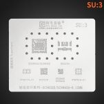 Трафарет BGA Amaoe SC9832E/SC9863A/SC2721G/SR3595D/SR3593A/BGA254/RPM6743-31/RTM7916-51 (SU:3 ) 0.12 mm