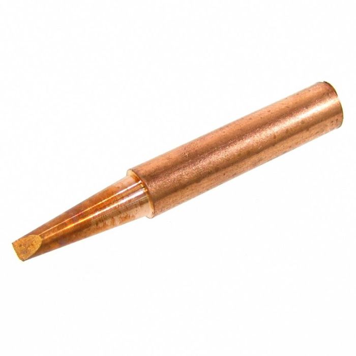 Жало медное для паяльника 900M-T-2.4D конус с двусторонним срезом, 2.4 мм