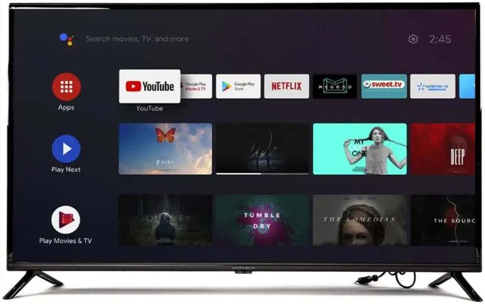 Телевизор GRUNHELM GT9FHD40-GA 40'', Android TV, Full HD, T2