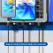 Мікроскоп цифровий портативний AN104 / кратність 1000X / OTG Micro USB / Type-C / підсвічування