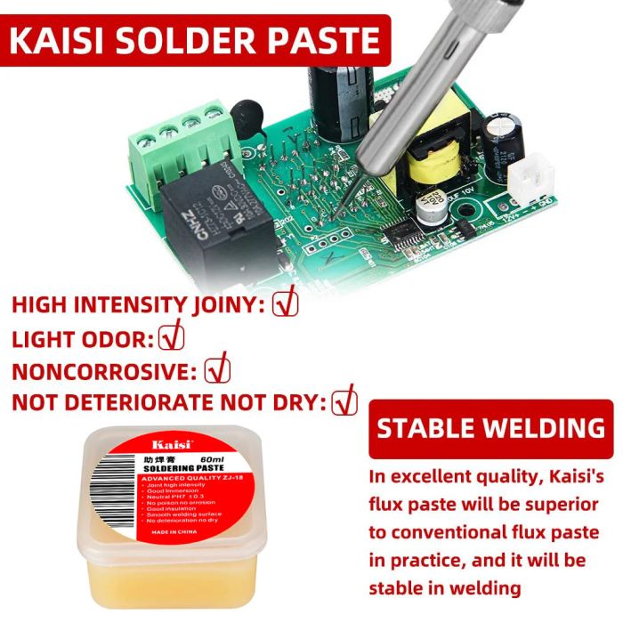 Флюс паста Kaisi Soldering Paste 60 ml
