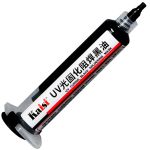 Маска для пайки ультрафиолетовая Kaisi UV Soldering Mask / лак для изоляции / шприц 10сс / Black