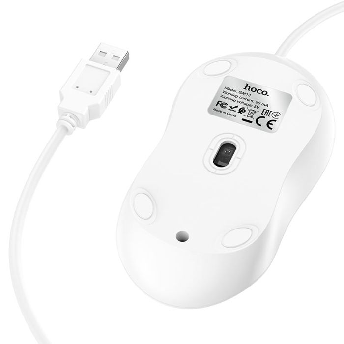 Миша провідна Hoco GM13 Esteem, USB, 1000/1600 DPI, 4D клавіші