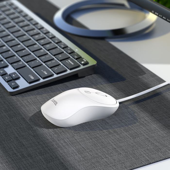 Мышь проводная Hoco GM13 Esteem, USB, 1000 / 1600 DPI, 4D клавиши