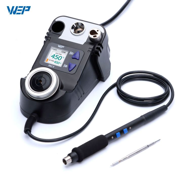 Паяльная станция WEP 982 V / прецизионный паяльник C245 / 90-450°C / 60 Вт Black