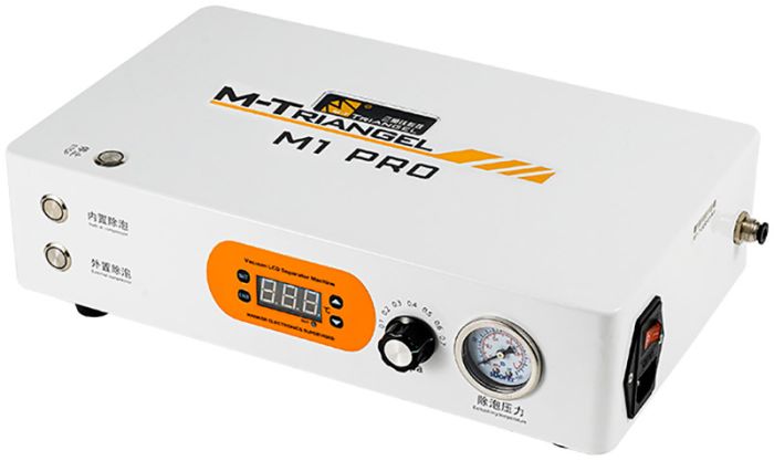 Автоклав вакуумний M-Triangel M1 Pro / + компресор / для ремонту ЖК-дисплеїв до 7'' / 300 Вт