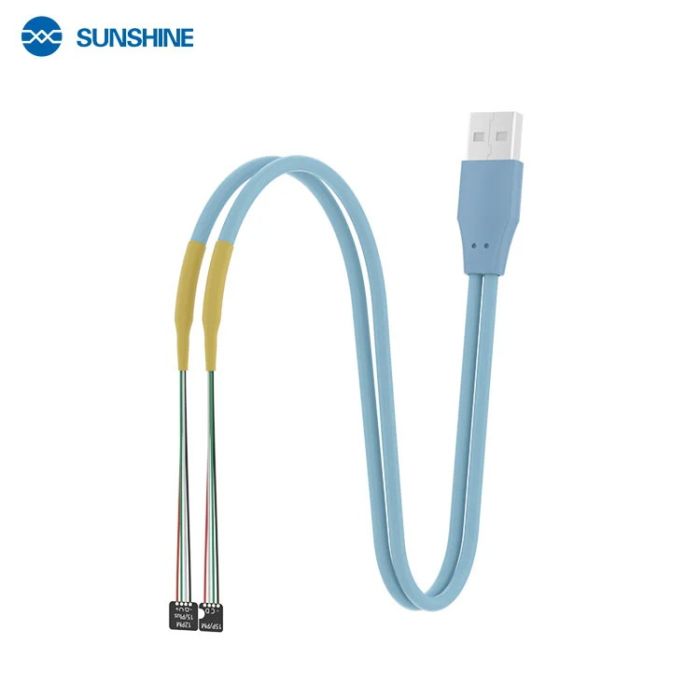 Кабели для блоков питания Sunshine SS-908F с разъемами для подключения плат iPhone 15 / Pro / Plus / Max
