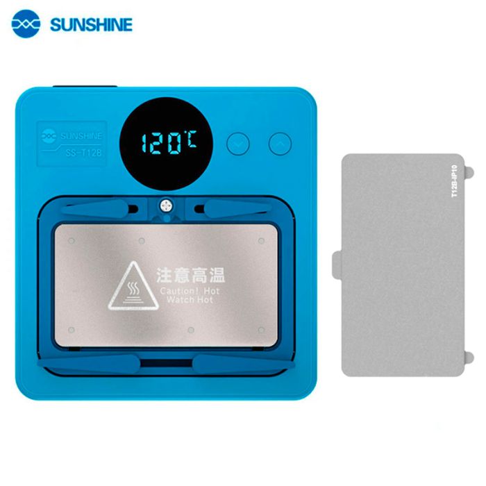 Нижний подогрев Sunshine SS-T12B основная часть + платформа IP10 для ремонта смартфонов Android / iPhone