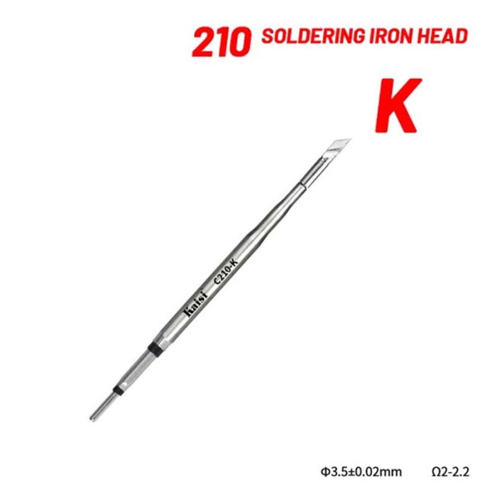 Жала, наконечники Kaisi C210-I / C210-IS / C210-K для паяльника набір 3 шт.