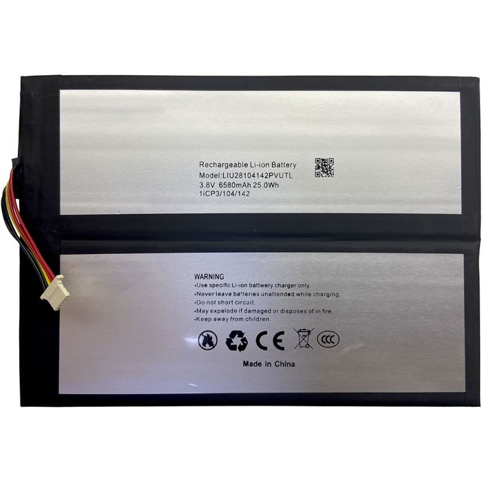 Аккумулятор для планшета Blackview Oscal Pad 10 / Blackview Tab 7 Pro / LiU28104142PVUTL / 6580mAh