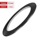 Скотч двухсторонний Amaoe DST030 клейкая лента тонкая на PE основе 10м / толщина 0.3мм / ширина 2мм