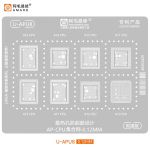 Трафарет BGA Amaoe U-APU8 / CPU iPhone A10 / A11 / A12 / A13 / A14 / A15 / A16 / A17 перфорація (0.12mm)